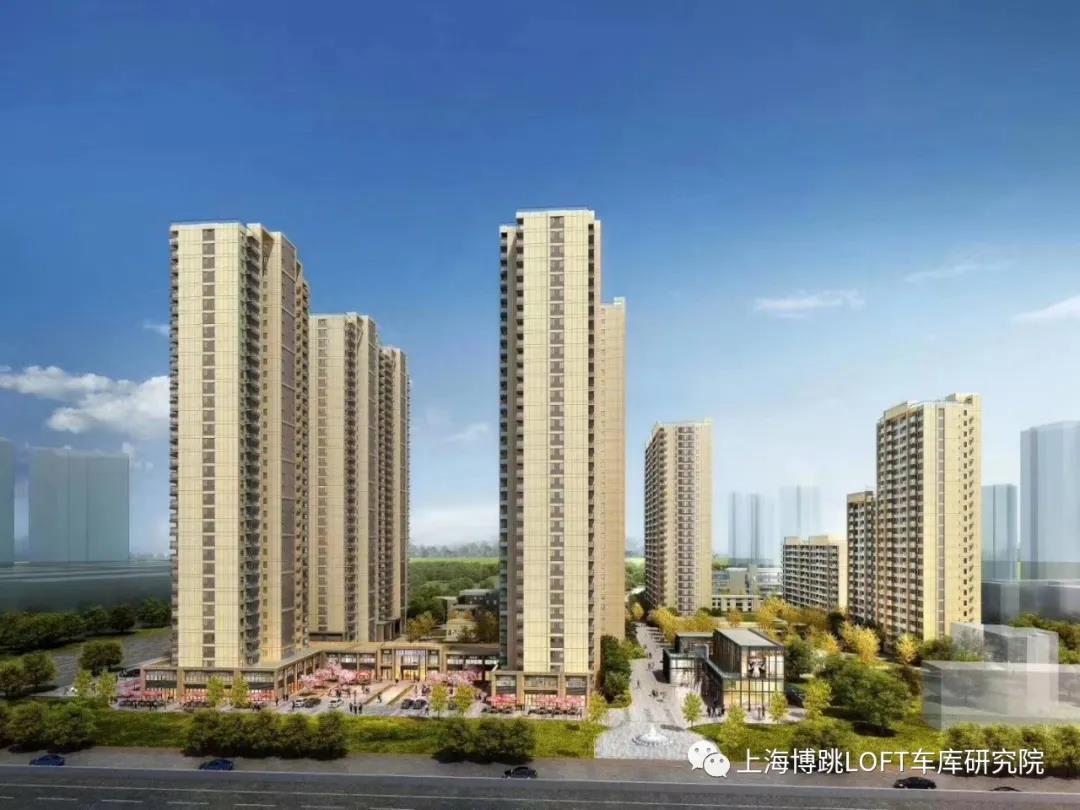 昌邑采用了LOFT车库武汉当代集团春风十里项目现已结构封顶！